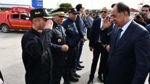 Le Ministre de l’Intérieur suit le travail des unités de sécurité des différents corps de l’État de Beja