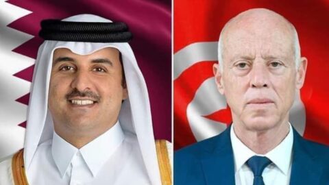 Le chef de l’État échange ses félicitations pour l’Aïd al-Fitr avec l’émir de l’État du Qatar