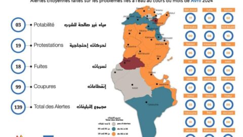 Avril 2024.. 𝟏𝟑𝟗 notification des pannes et perturbations inopinées