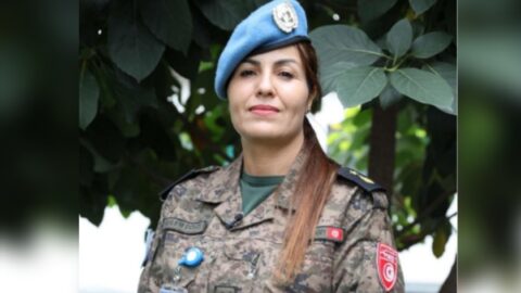 Lors d’une cérémonie à New York. Le major tunisien Ahlam Douzi a été couronné du Prix International du Leadership pour l’année 2024