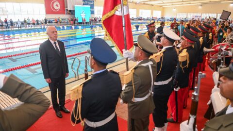 Le Président de la République effectue une visite inopinée à la Piscine Olympique Brades