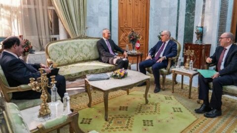 Le ministre des Affaires étrangères rencontre Mongi Al-Baondi, prix Nobel de chimie 2023