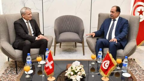 Le ministre de l’Intérieur reçoit le conseiller fédéral suisse chargé de la justice et de la police