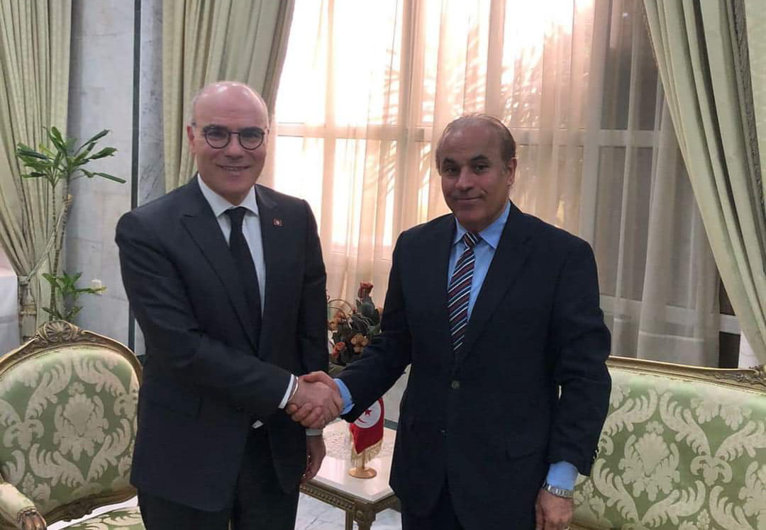 Nabil Ammar reçoit le professeur Abdul Razzaq bin Abdullah, doyen du Collège d'informatique et d'ingénierie de l'Université d'Aizu, Japon