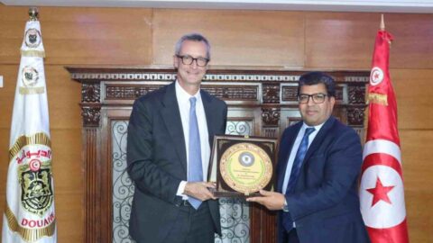 Le Directeur Général des Douanes reçoit le Commandant en Chef de la Garde Financière italienne