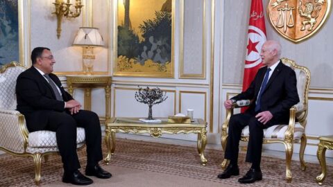 Le Président de la République reçoit l’ambassadeur d’Egypte en Tunisie