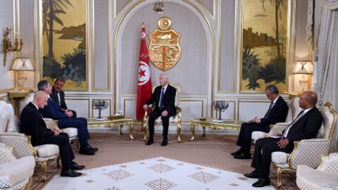 Le Président de la République reçoit les lettres de créance des nouveaux ambassadeurs en Tunisie