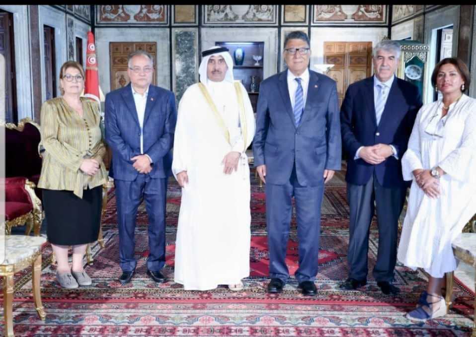 Le président de la Chambre des Représentants du Peuple reçoit l'ambassadeur du Qatar en Tunisie