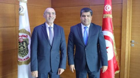 Le Directeur Général des Douanes reçoit le Consul Général de France en Tunisie