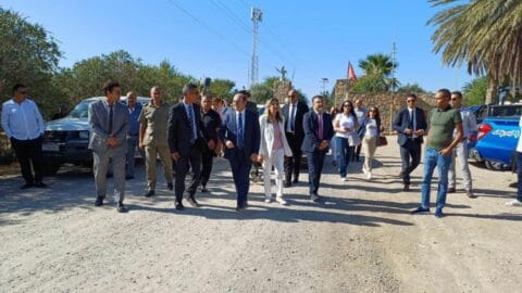 Suite à une visite de travail effectuée par Rébecca, le Gouverneur de Bizerte : Le Ministre du Tourisme souligne l’importance de développer un programme pour une meilleure exploitation du parc national de Bizerte.