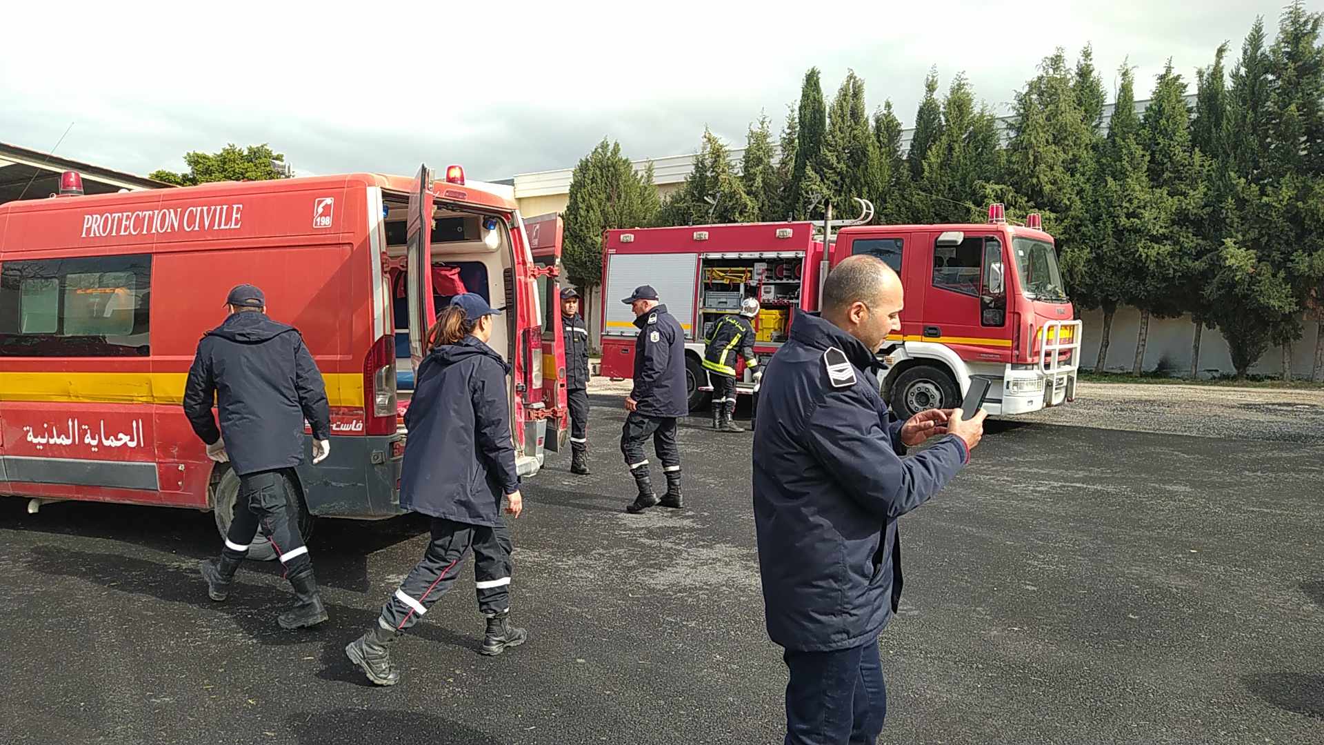   Suite à des précipitations importantes, c'est le résultat des interventions des unités de protection civile.
