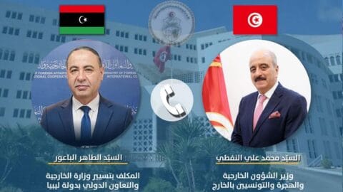 Un entretien téléphonique entre le ministre des Affaires étrangères et son homologue libyen